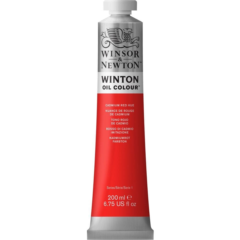 Tinta óleo Winsor &amp; Newton Winton 200ml 095 Cadmium Red Hue 1437095 1 ed