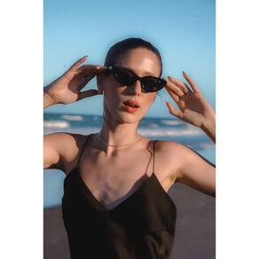 Óculos Solar Coral Preto - Al Mare - ÓR Eyewear - Proteção UV 400