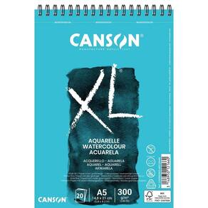 Bloco Papel XL Aquarelle A5 Espiral 300g 20 fls Canson 60082843