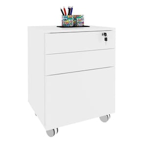 Armário Gaveteiro Arquivo Para Escritório ME4148 Branco - Tecnomobili