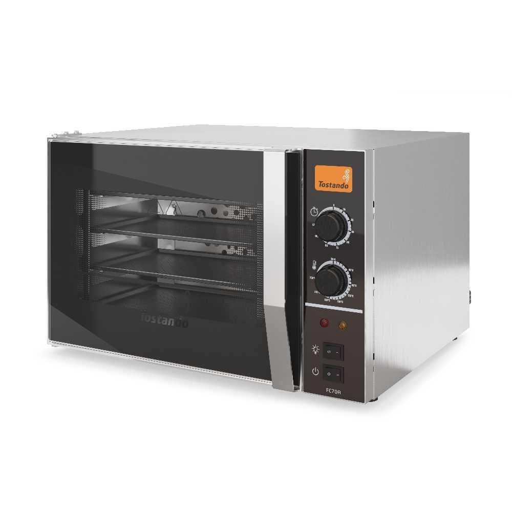 Forno Convector Elétrico 4 Assadeiras Analógico Inox FC70A 220V - Tostando