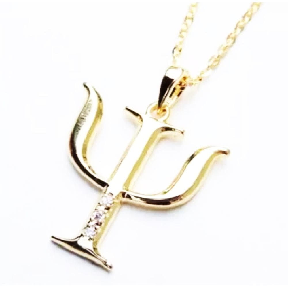 Colar Cordão Psicologia Psicologa Folheado Ouro 18k