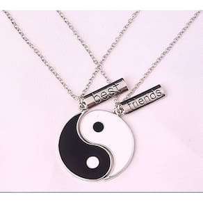 Colar Cordão Best Friends Forever Eternos Amigos Unissex
