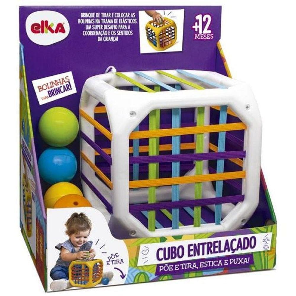 Cubo Entrelaçado Elka 1171 +12m - 1 Cubo e 4 Bolinhas