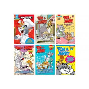 Combo Quadrinhos Tom E Jerry - Kit Com 6 Quadrinhos