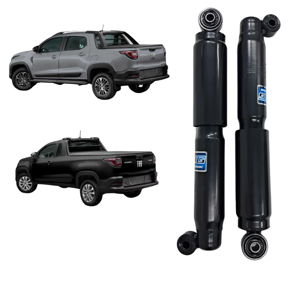 Par De Amortecedor Nakata Traseiro Fiat Strada 2021 A 2024