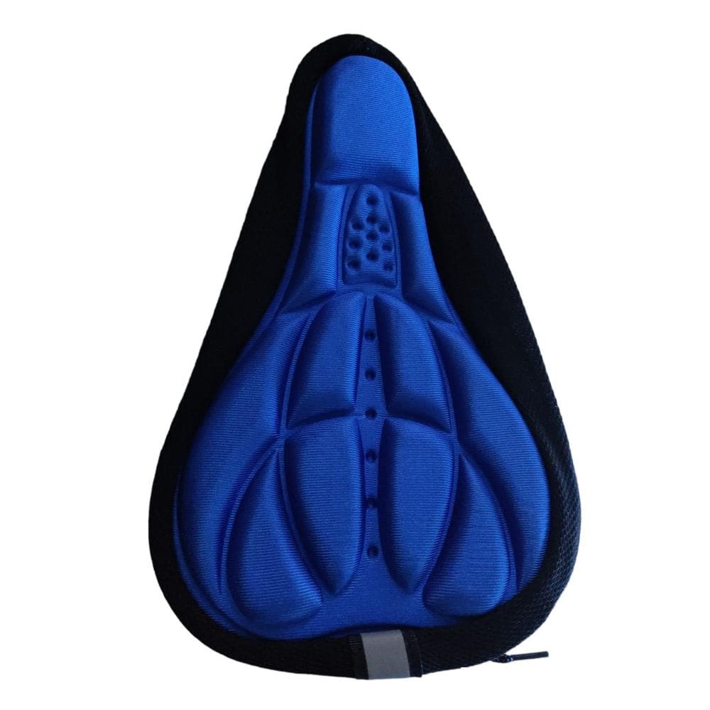 Capa Banco Bike Ergométrica Conforto Azul 28x17cm