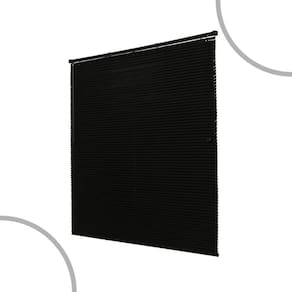 Persiana Horizontal De Pvc- 1,20x1,60m Cortina Off Blackout  Preto