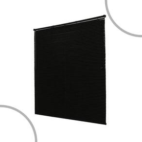 Persiana Horizontal De Pvc- 1,40x1,30m Cortina Off Blackout  Preto