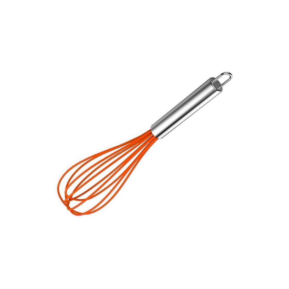 Batedor em Silicone Laranja 30,5 Cm