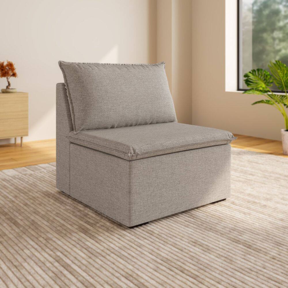 Sofá Modular Central 85cm Zen Cabecasa Madeiramadeira Marrom