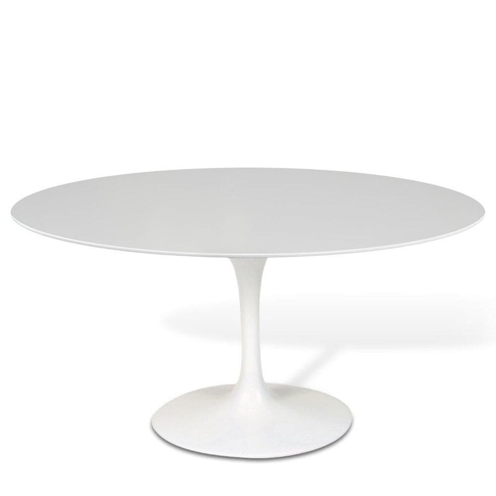 Mesa Saarinen Tulipa Oval 160cm X 90cm Branca