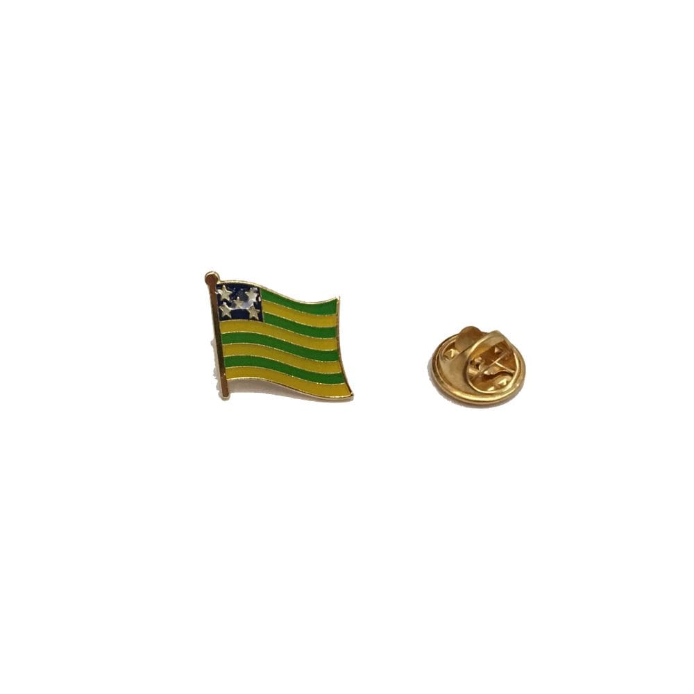 Pin da bandeira do estado de Goiás