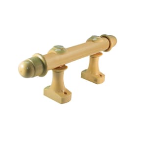 Kit Varão 1,00 Metro para Cortina 19mm. Marfim