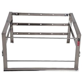 Suporte 7 Espetos Inox Churrasqueira Alvenaria Issi Grill