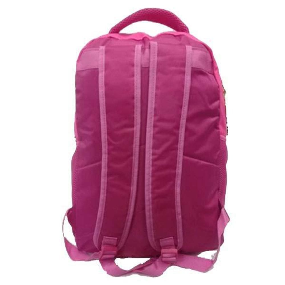 Mochila Escolar Feminina Lantejoula Chaveiro Coração M3982