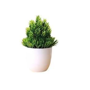 Vaso Planta Artificial Flores Decoração Mesa Jardim Arbusto