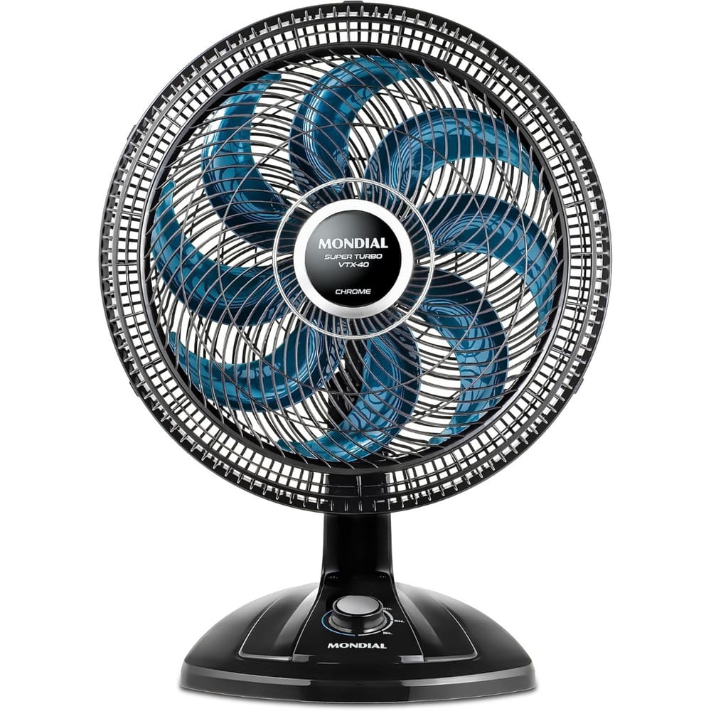 Ventilador Mondial 40Cm Vtx-40-Chrome 220V/60Hz Super Turbo