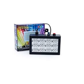 Strobo com 12 leds 15w ritmico iluminação de festas