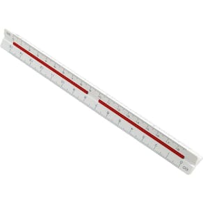 Escalímetro Trident Me-15 Mini 15cm - Desenhos e Mapas