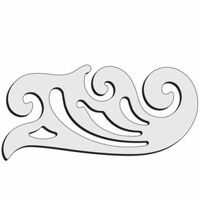 Curva Francesa Alfaiate Corte Costura 1035 Acrílico Fenix