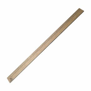 Kit 5 Régua 60Cm Madeira Modelagem Estilista Corte Costura