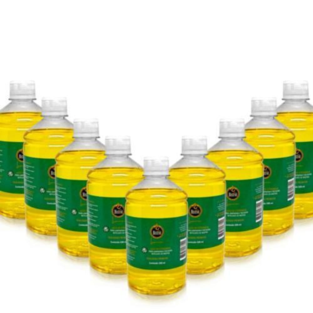 Kit 9 Fluidos 500Ml Citronela Premium Velas Bistrot