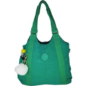 Bolsa Feminina Em Nylon Tactel Com Chaveiro 1990 Marinho