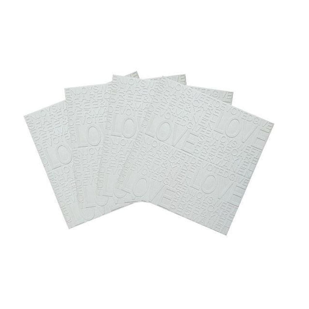 25 Placas Espuma 3D Autoadesiva Modelo Love