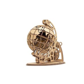 Globo Mecânico MDF | Movimento Real | Enigma 225x350x360mm
