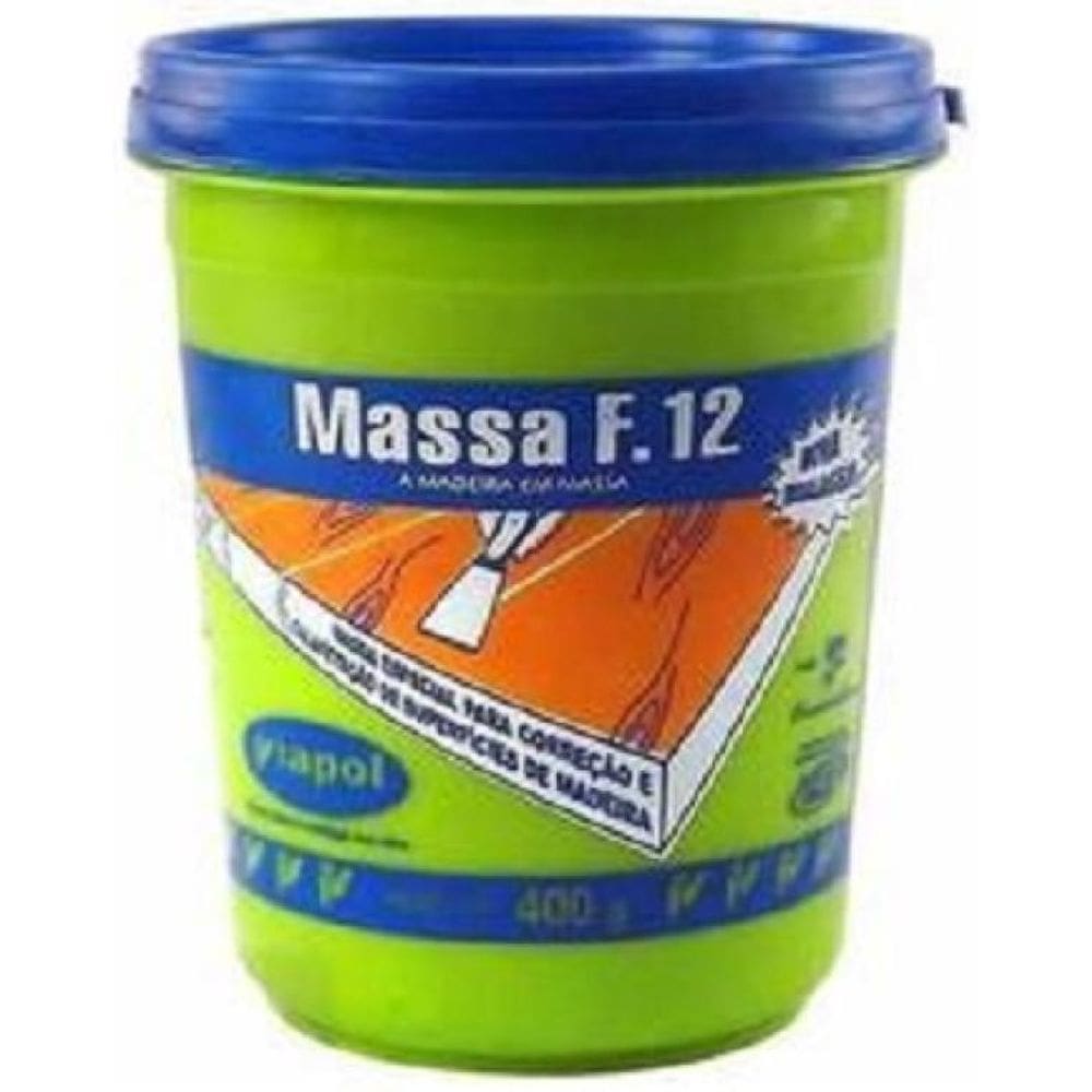 Massa F12 para Calafetar Madeira 400g Cerejeira