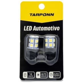 Par Lâmpada Led Ré Traseira Freio T20 1Polo 13 Leds