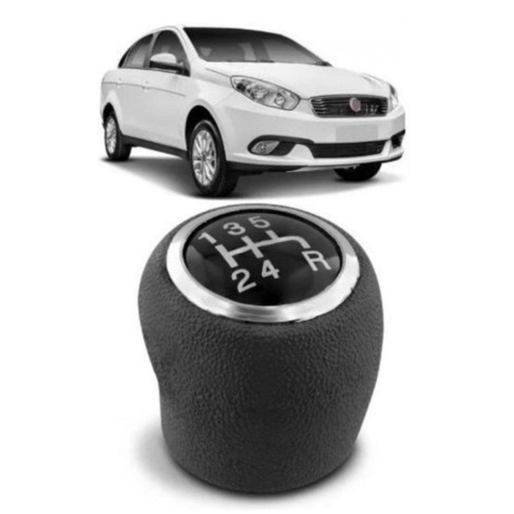 Bola Câmbio Manopla Fiat Grand Siena 12.. Cinza