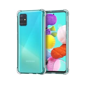 Kit 2 Capas Anti-Impacto Bordas Reforçadas Para Galaxy M51