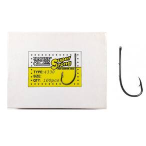Anzol Marine Sports Super Strong 4330 - N. 1 Caixa 100un