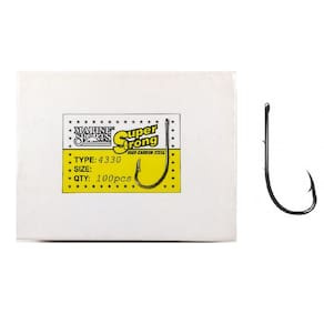 Anzol Marine Sports Super Strong 4330 - N. 1 Caixa 100un