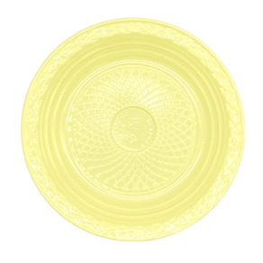 Prato 15cm Amarelo Candy C/10 Forfest