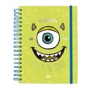 Caderno Smart Colegial Monstros S.a com 10 Divisórias -80 Folhas Dac - 4488
