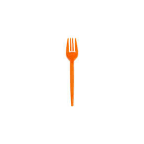 Garfo Sobremesa Laranja C/25 Forfest