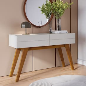Aparador Divisor de Ambiente com 2 Gavetas 136x78cm Noronha Colibri