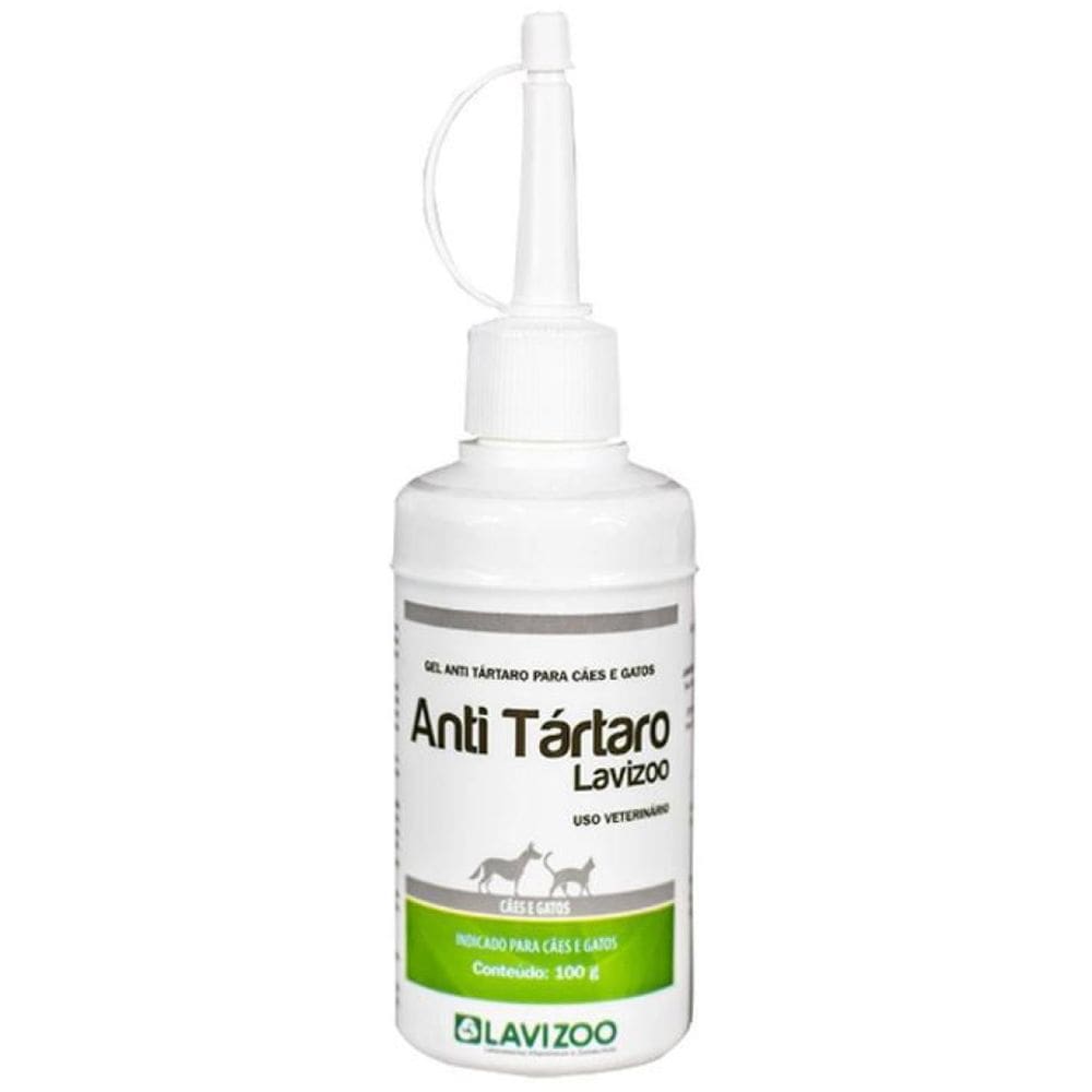 Anti Tártaro Em Gel Lavizoo Para Cães E Gatos 100 G