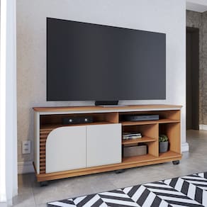 Rack para TV até 65 Pol com 2 Portas 150x63cm Jurerê Colibri