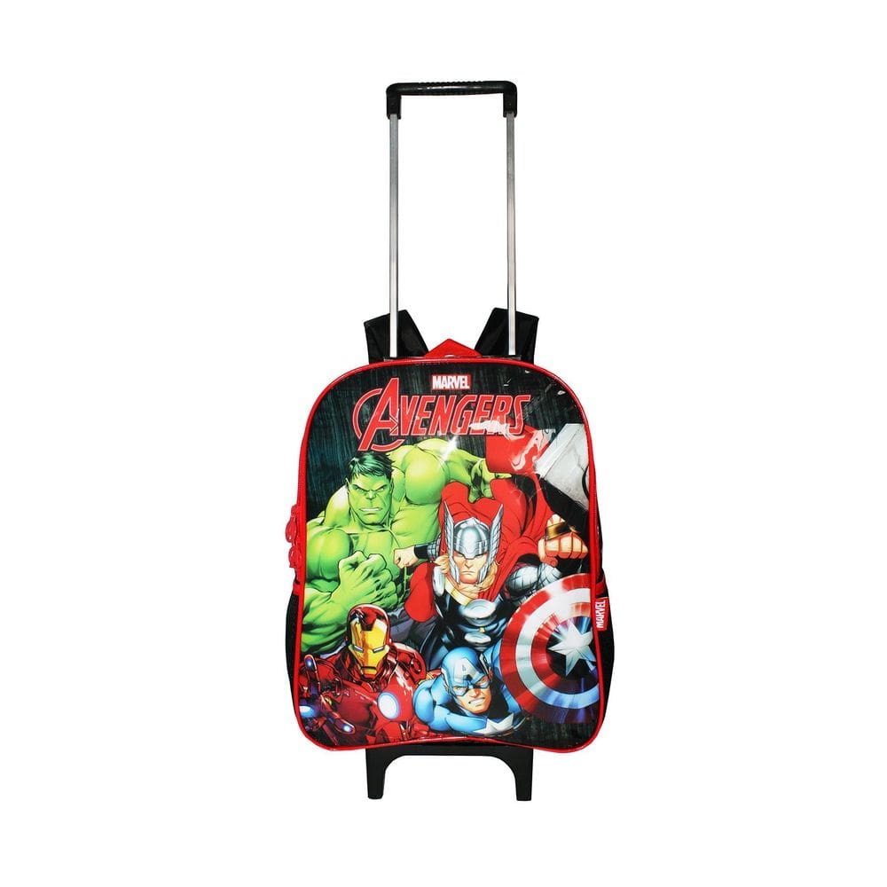 Mochila Vingadores Infantil Rodinhas Escolar Novo Meninos