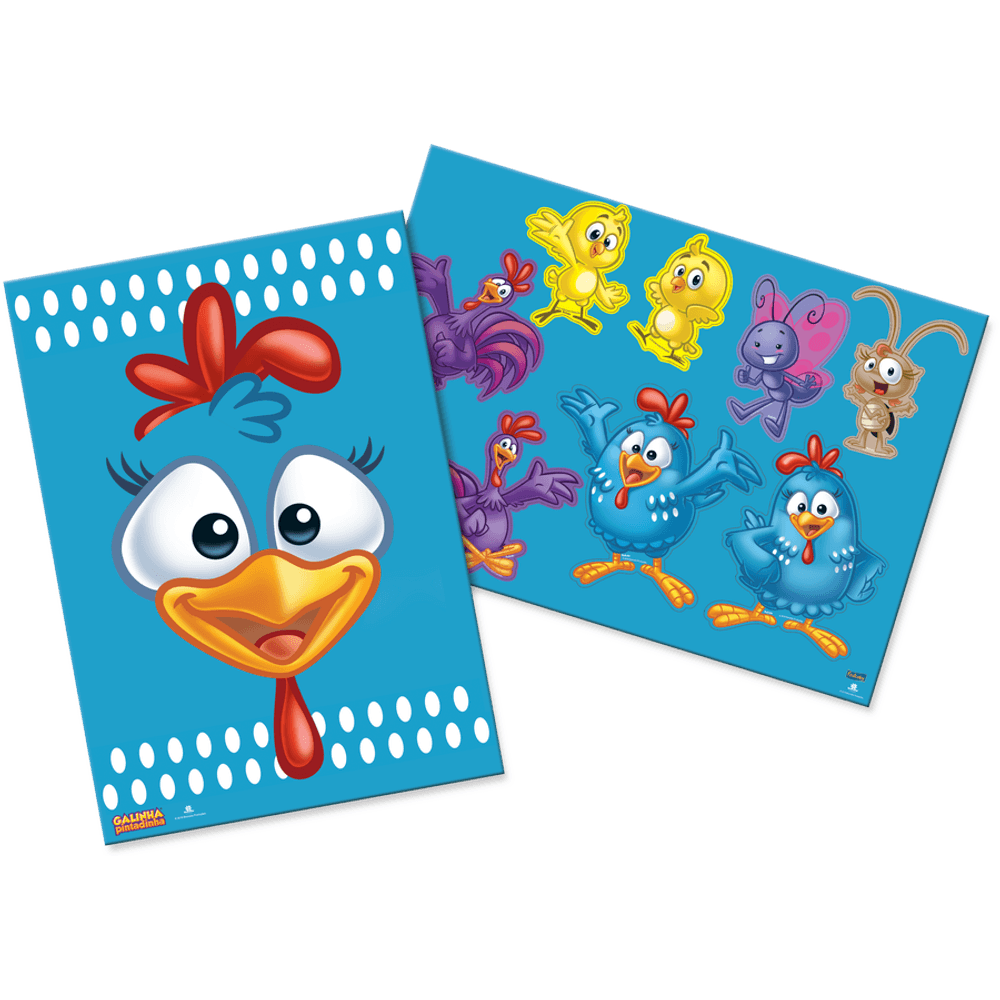 Kit Decorativo Galinha P. Festcolor