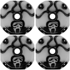 Kit 4 Corneta Branca Curta Lc 14-50 Rosca Grafitada Pânico