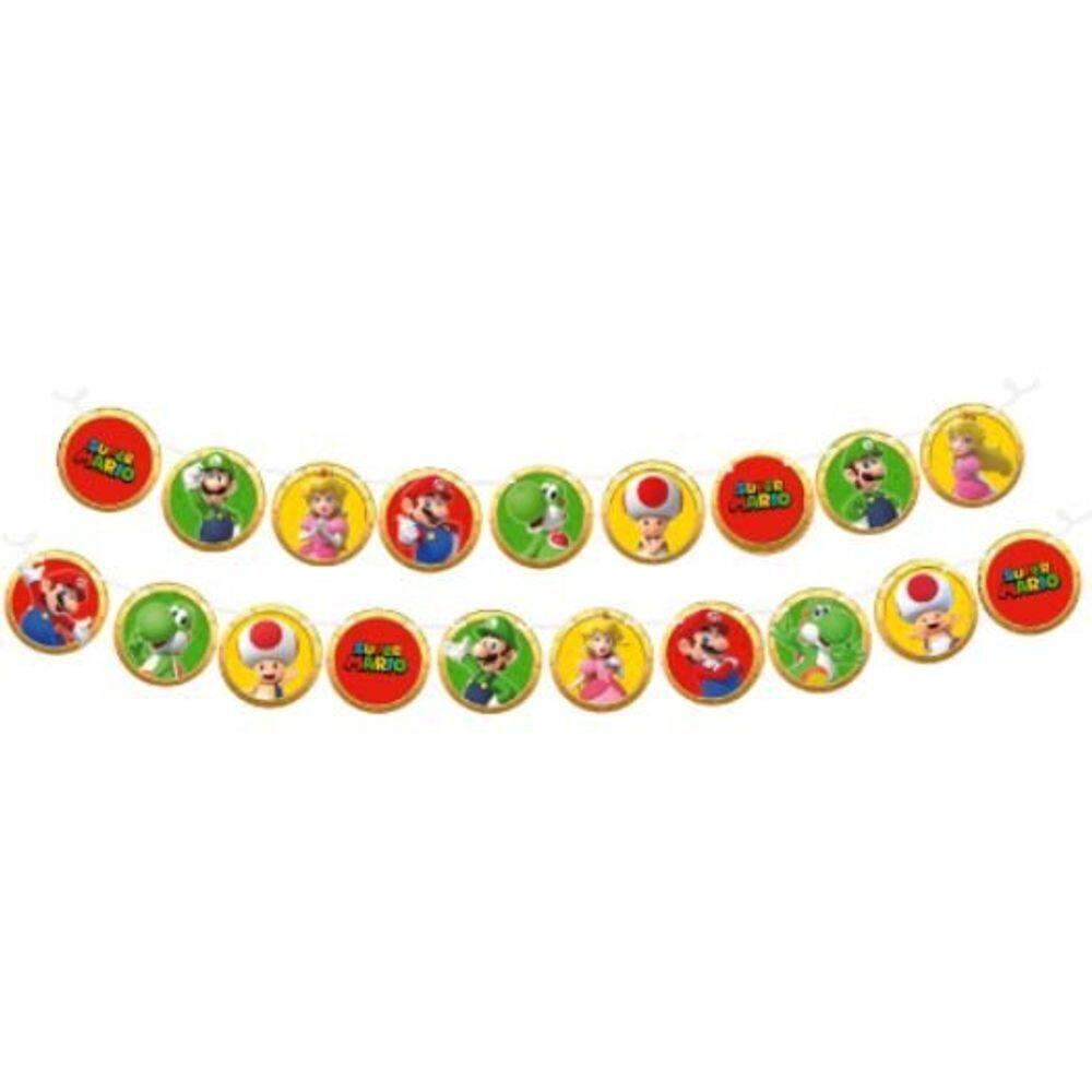 Faixa Decorativa Super Mario Festcolor