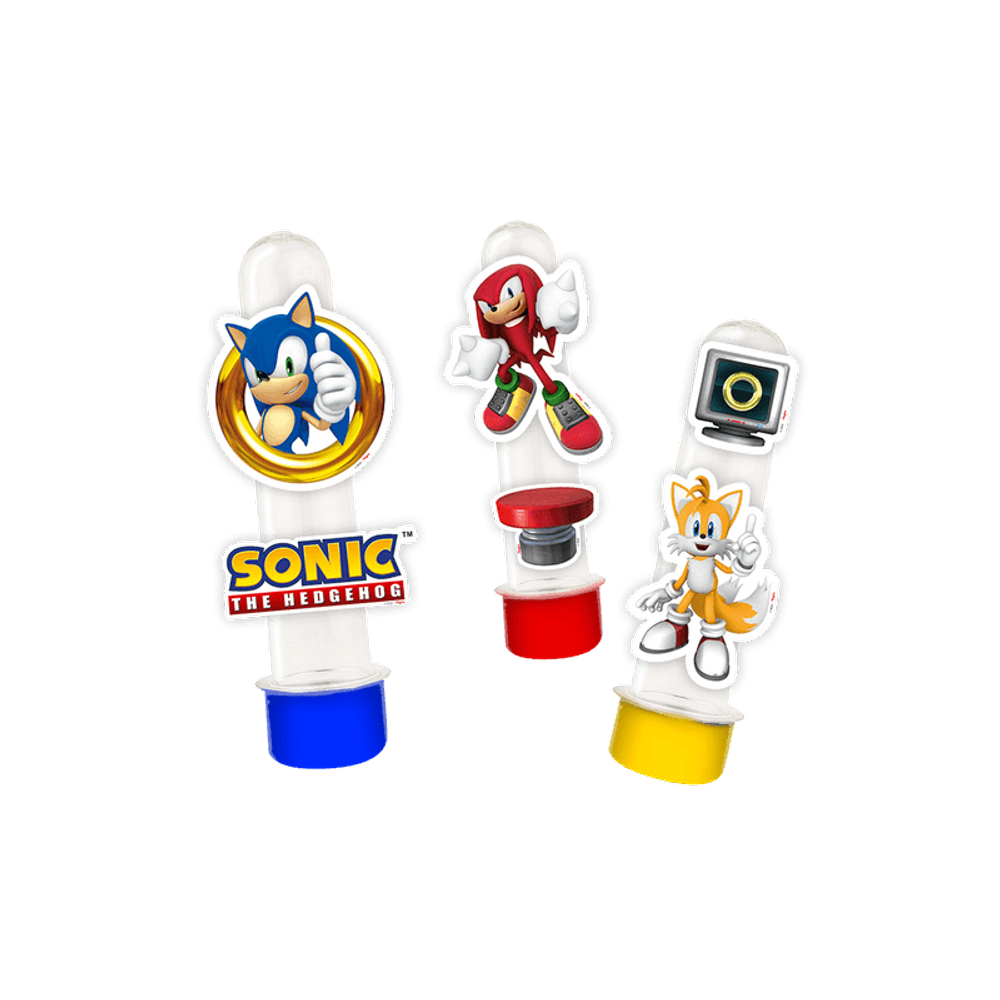 Mini Personagem Sonic C/50 Regina
