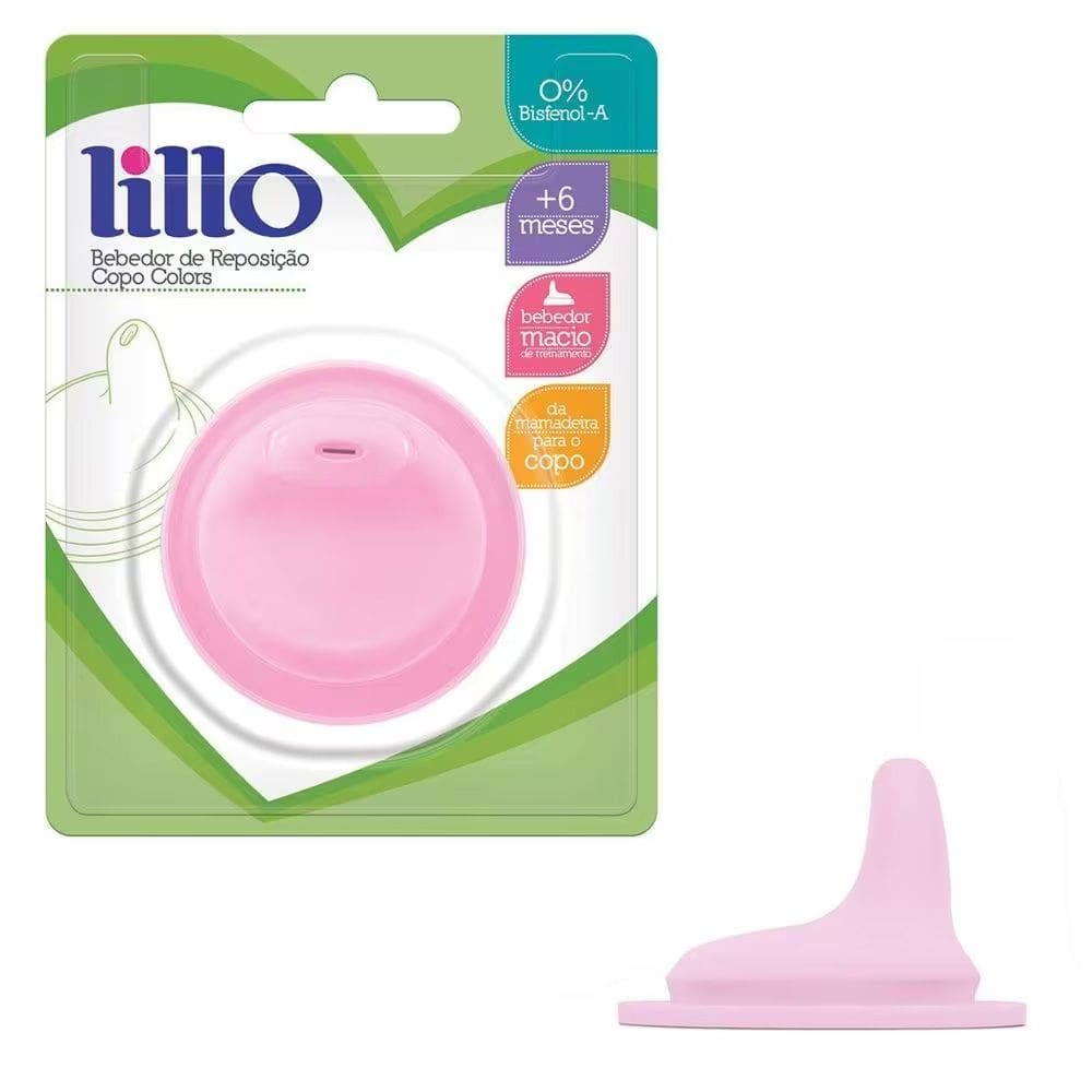 Bico Reposição Copo Colors Rosa 1und Lillo