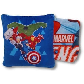 Kit Almofada E Manta Infantil Avengers Luxo Os Vingadores
