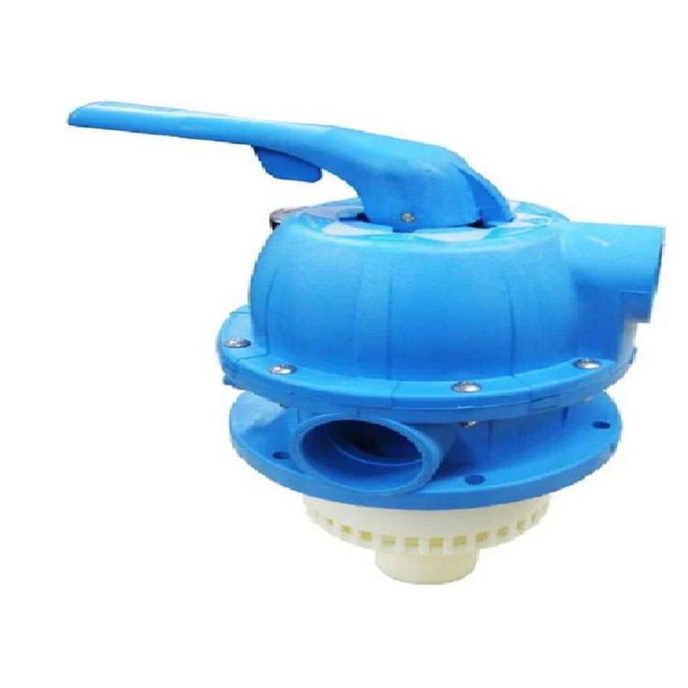 Válvula Multi Vias para Filtros Piscina Millenium - Azul